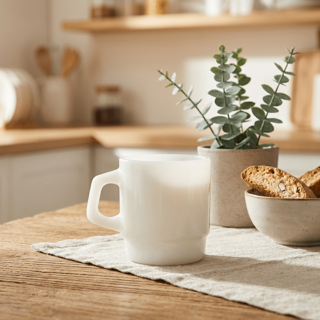 Vibrant Glass Jade Mug - Kolise