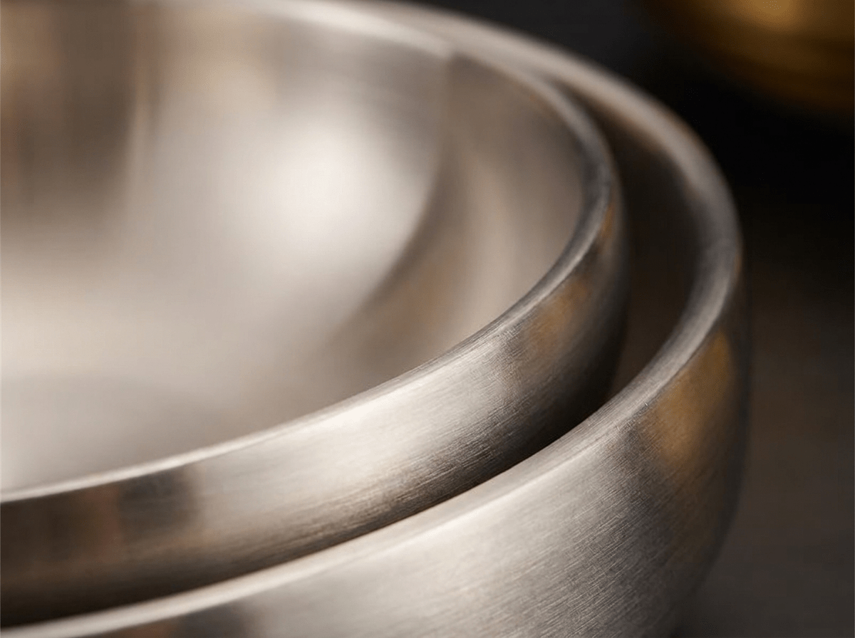 Harbor Anti-Scald Double Layer Steel Bowl | Stainless Serving Bowl - Kolise