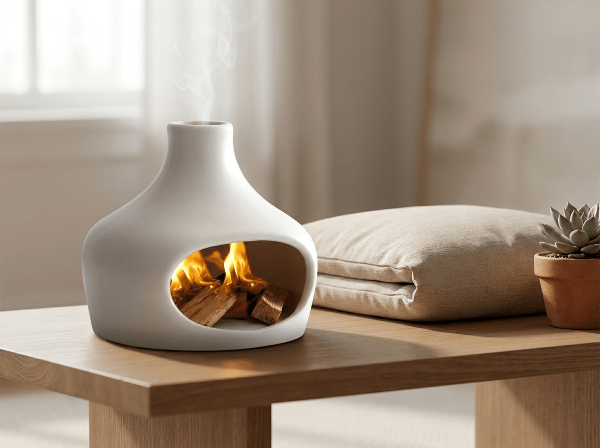 Chimney Ceramic Smudge Burner | Palo Santo Sage Holder - Kolise