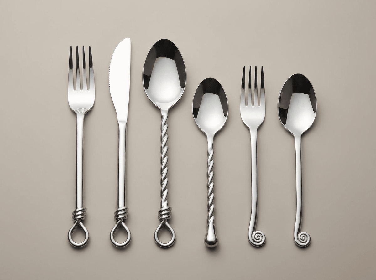 Harbor Spiral Cutlery Set | Premium Stainless Steel Dinnerware - Kolise