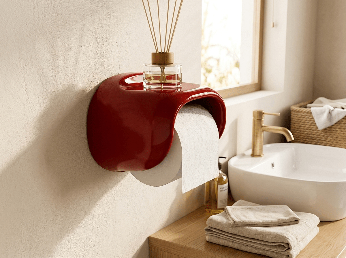 Punch-Free Wall-Mount Tissue Box | Transparent Toilet Paper Holder - Kolise