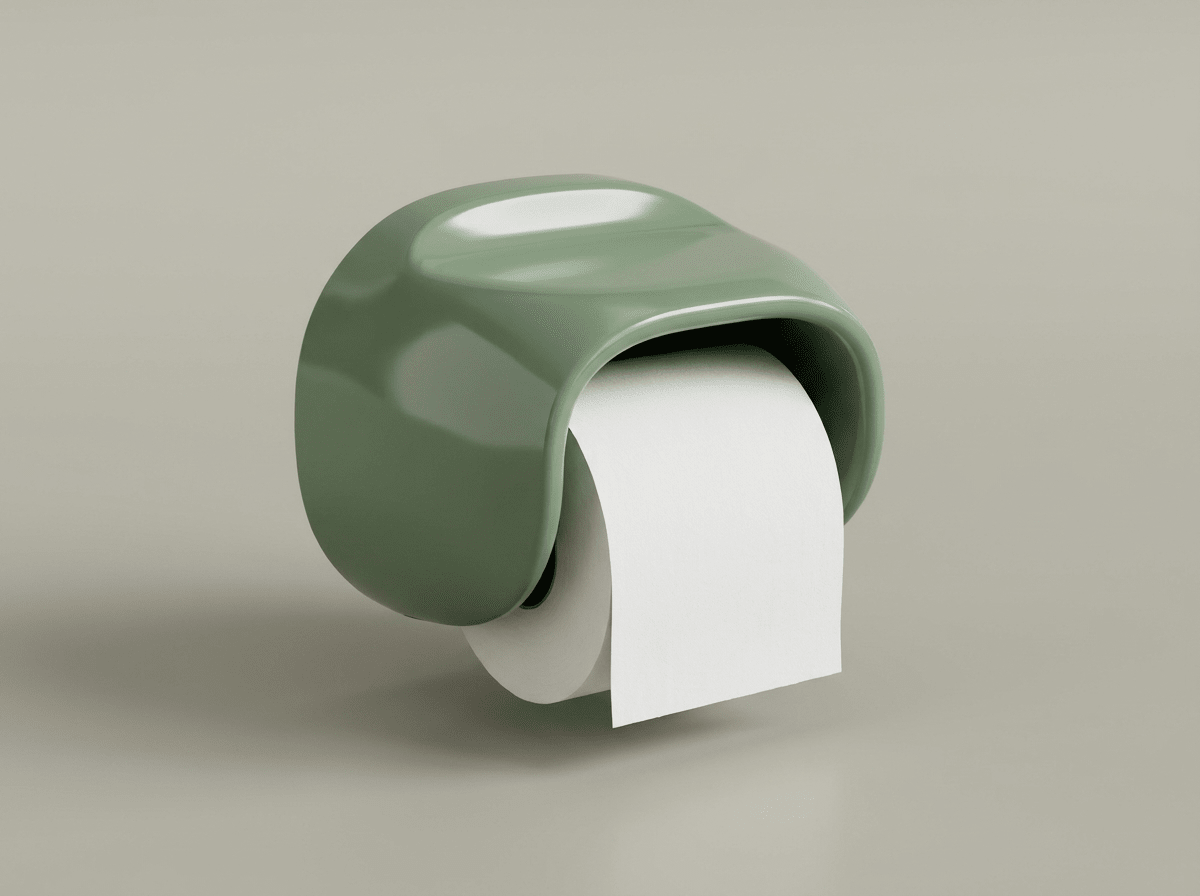 Punch-Free Wall-Mount Tissue Box | Transparent Toilet Paper Holder - Kolise