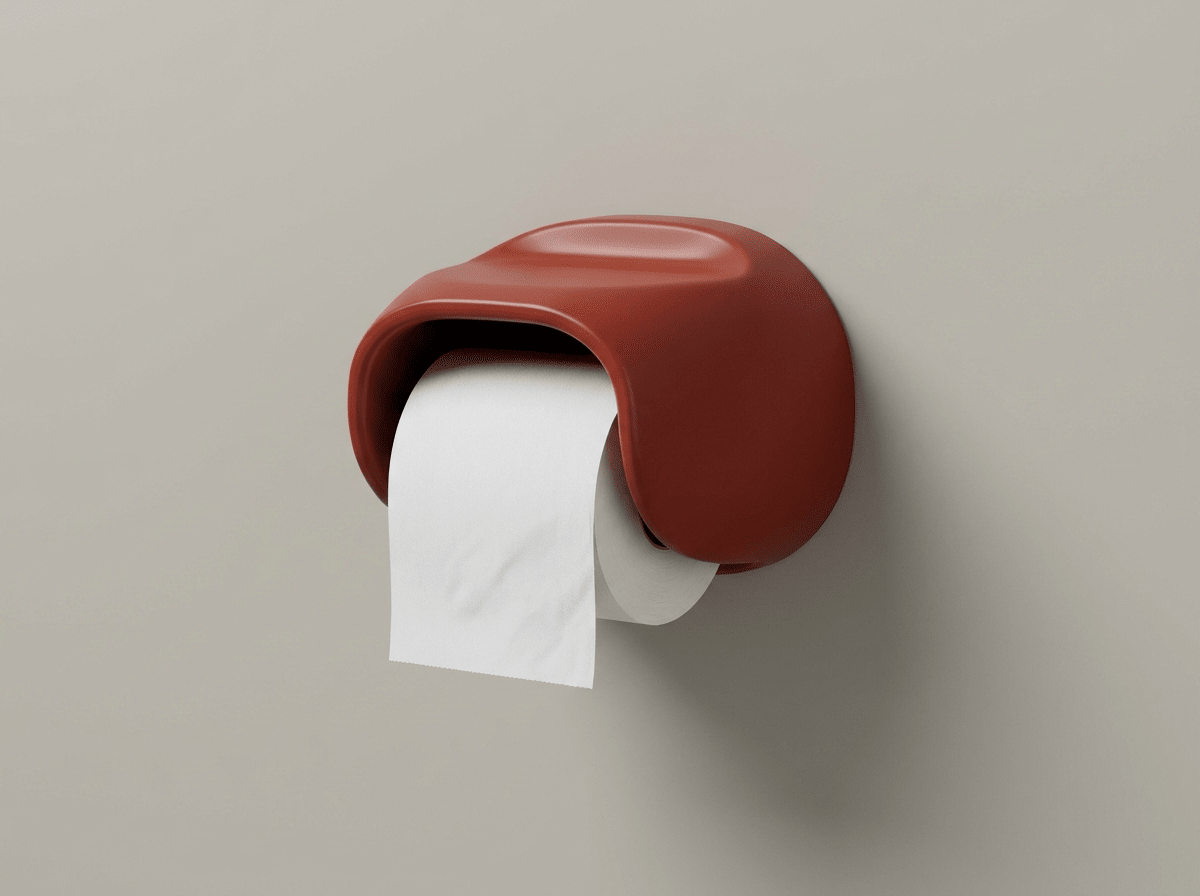 Punch-Free Wall-Mount Tissue Box | Transparent Toilet Paper Holder - Kolise