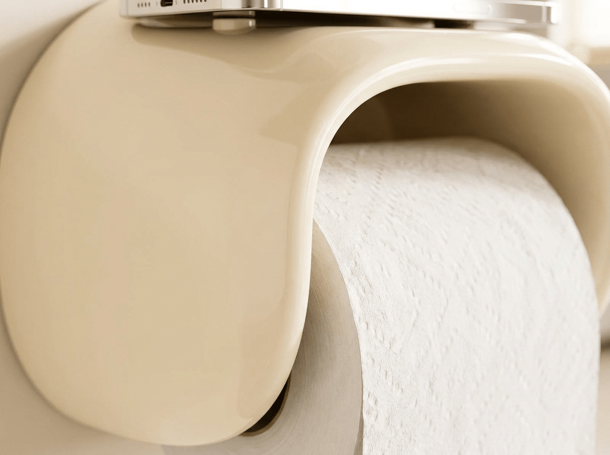 Punch-Free Wall-Mount Tissue Box | Transparent Toilet Paper Holder - Kolise