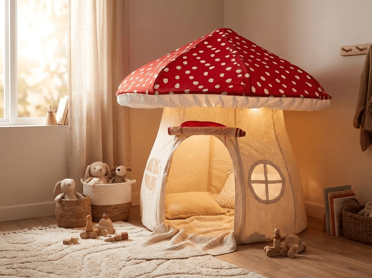 Cozy Playhouse Tent | Children's Play Tent with Glowing Features | Imaginative Indoor Play Space for Kids - Kolise