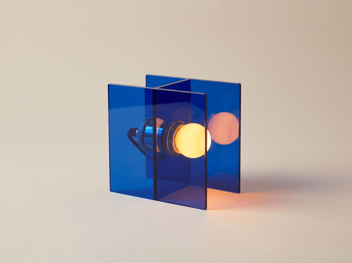 Modern Acrylic Night Light | LED Desk Lamp with Ambient Glow for Cozy Spaces - Kolise