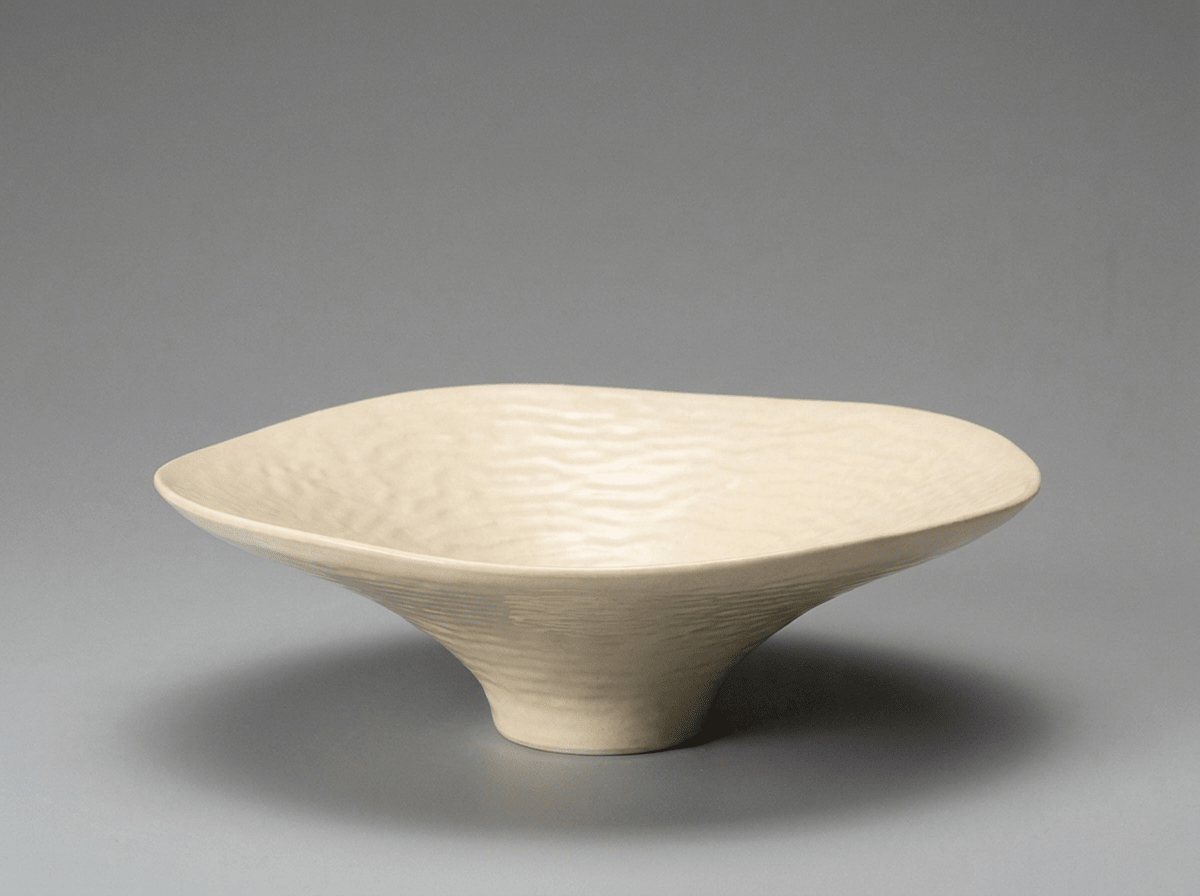 Artisan Stoneware Bowl | Handmade Ceramic Fruit & Snack Plate for Elegant Dining - Kolise