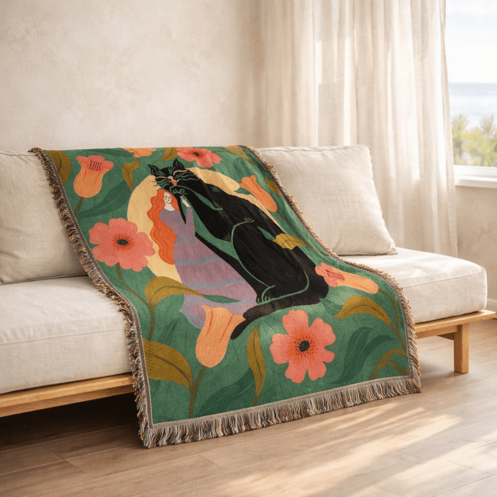 Boho Floral Picnic Blanket | Versatile Outdoor Rug for All Seasons - Kolise