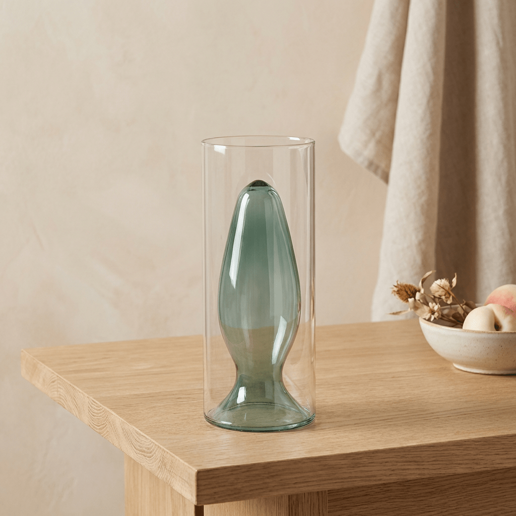 Elegant Glass Vase | Large Clear Flower Vase with Minimalist Design | Perfect for Hydroponic Plants - Kolise