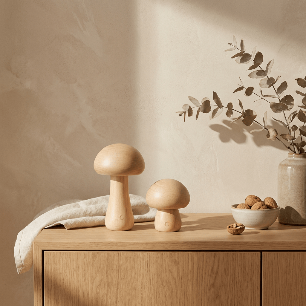 Timber Mushroom Lamp - Kolise
