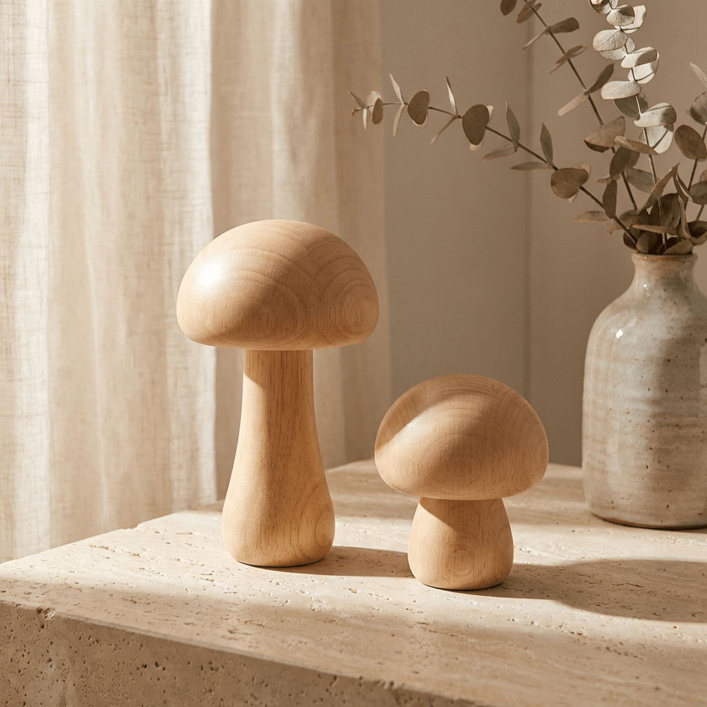 Timber Mushroom Lamp - Kolise