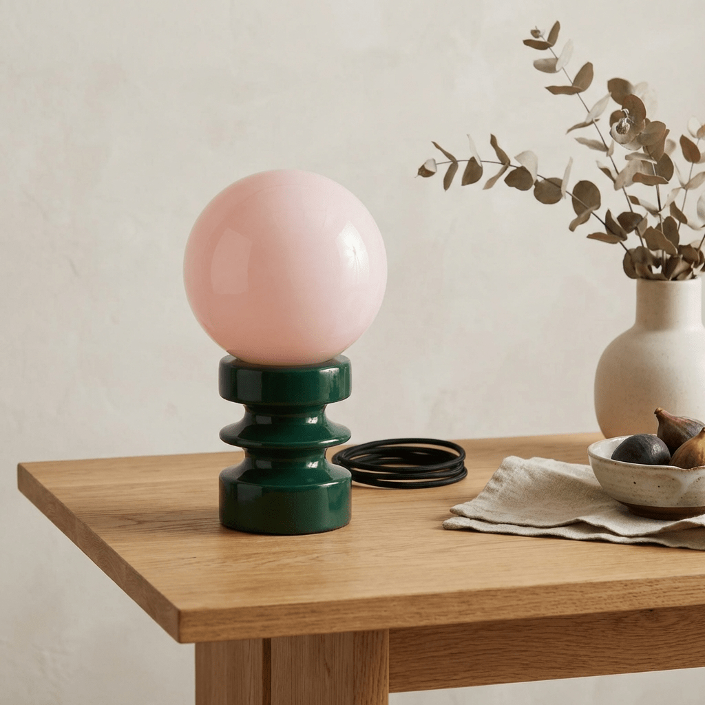 Siren Lamp | Vintage Timber & Glass Design with Warm Glow - Kolise