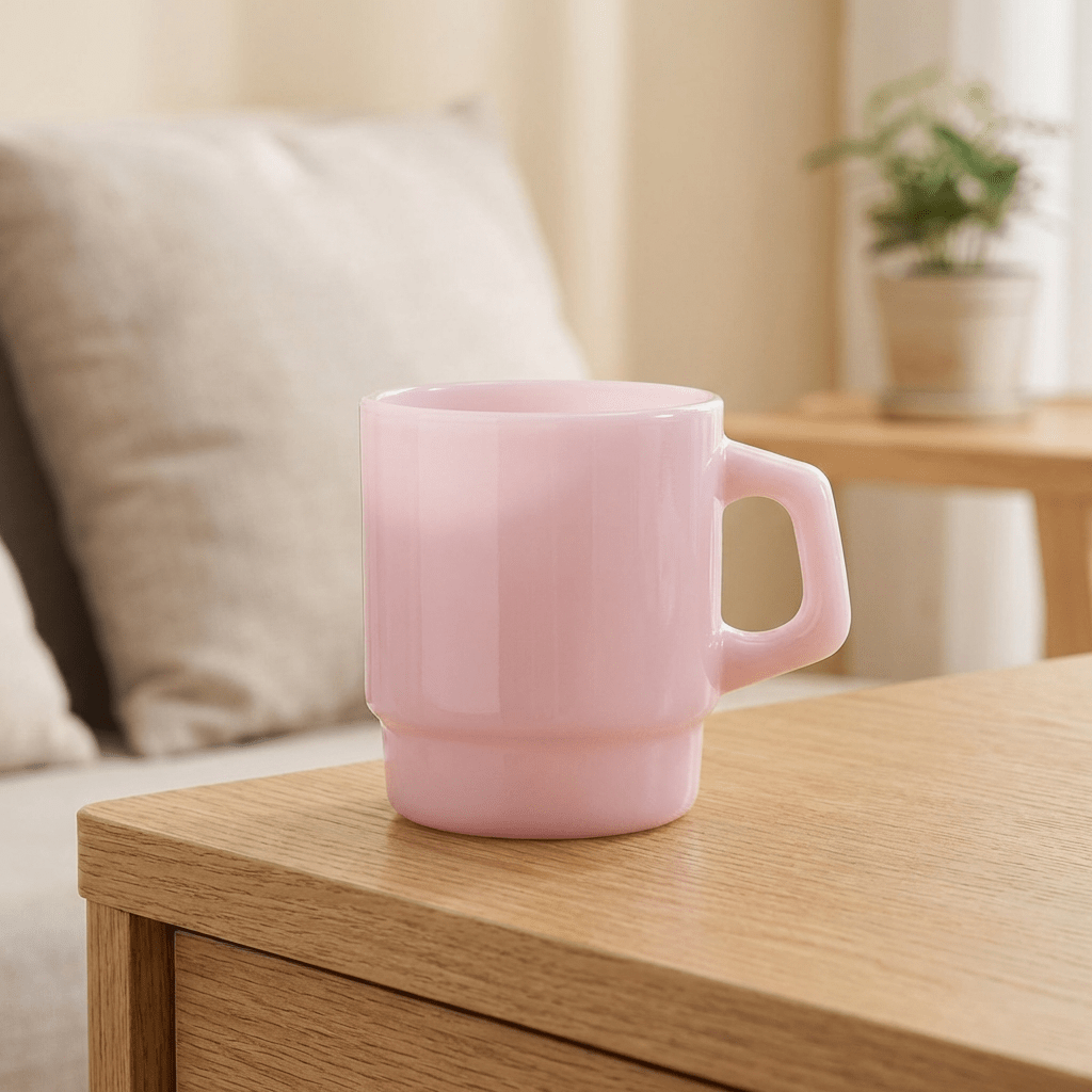 Vibrant Glass Jade Mug - Kolise