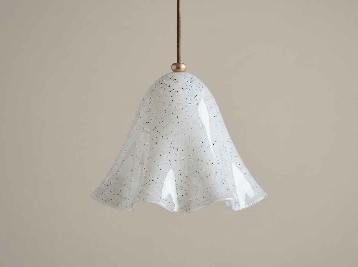 Meadow Glass Pendant Light with Copper Cord - Kolise