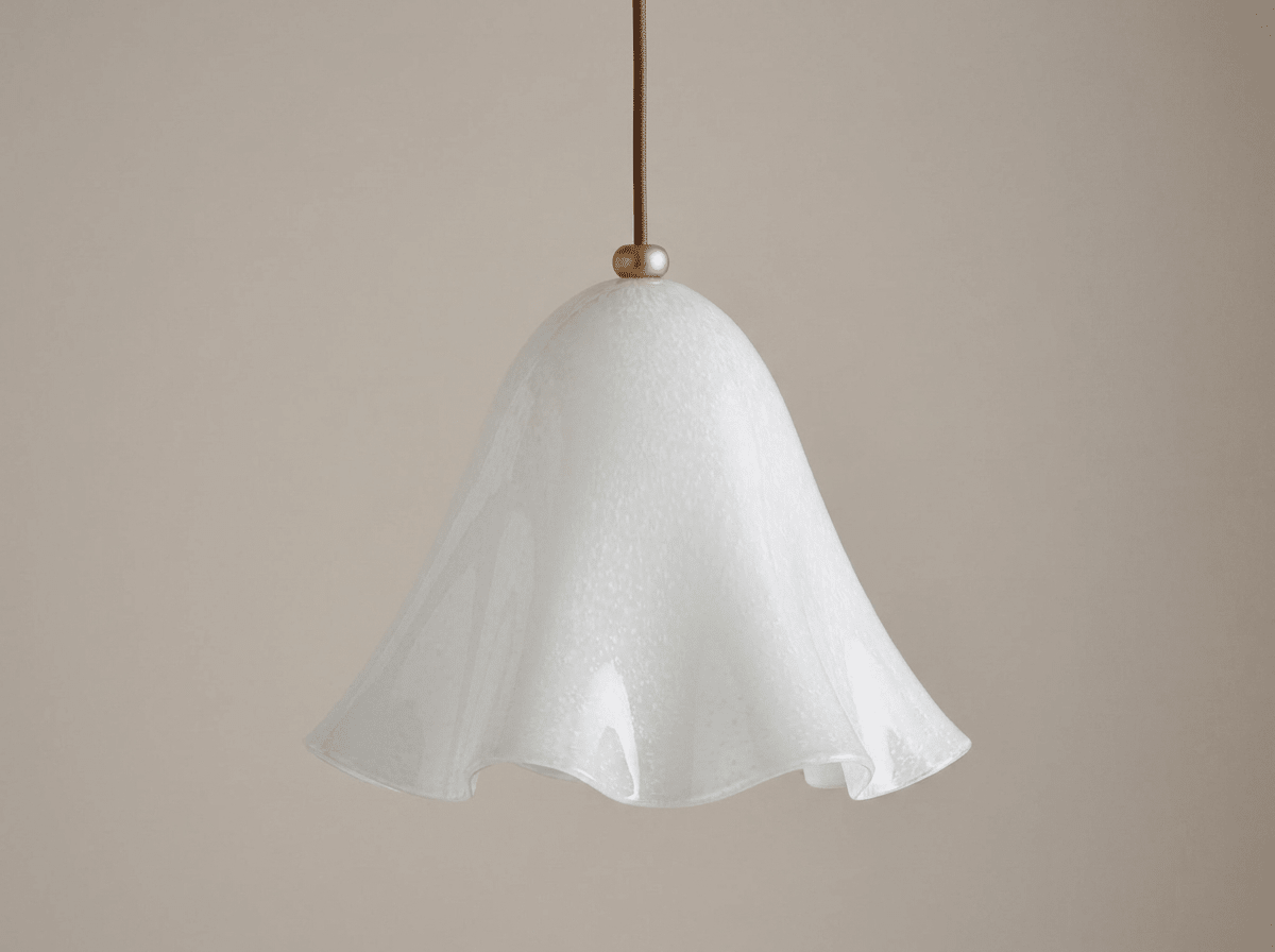 Meadow Glass Pendant Light with Copper Cord - Kolise