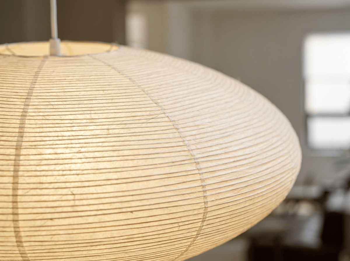 Washi-Style Paper Pendant Light for Kitchen & Dining - Kolise