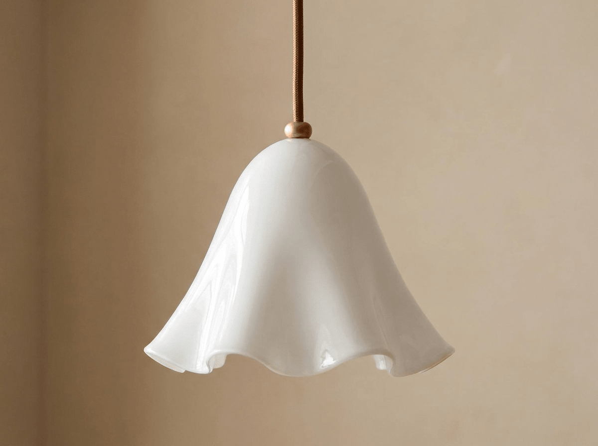 Meadow Glass Pendant Light with Copper Cord - Kolise