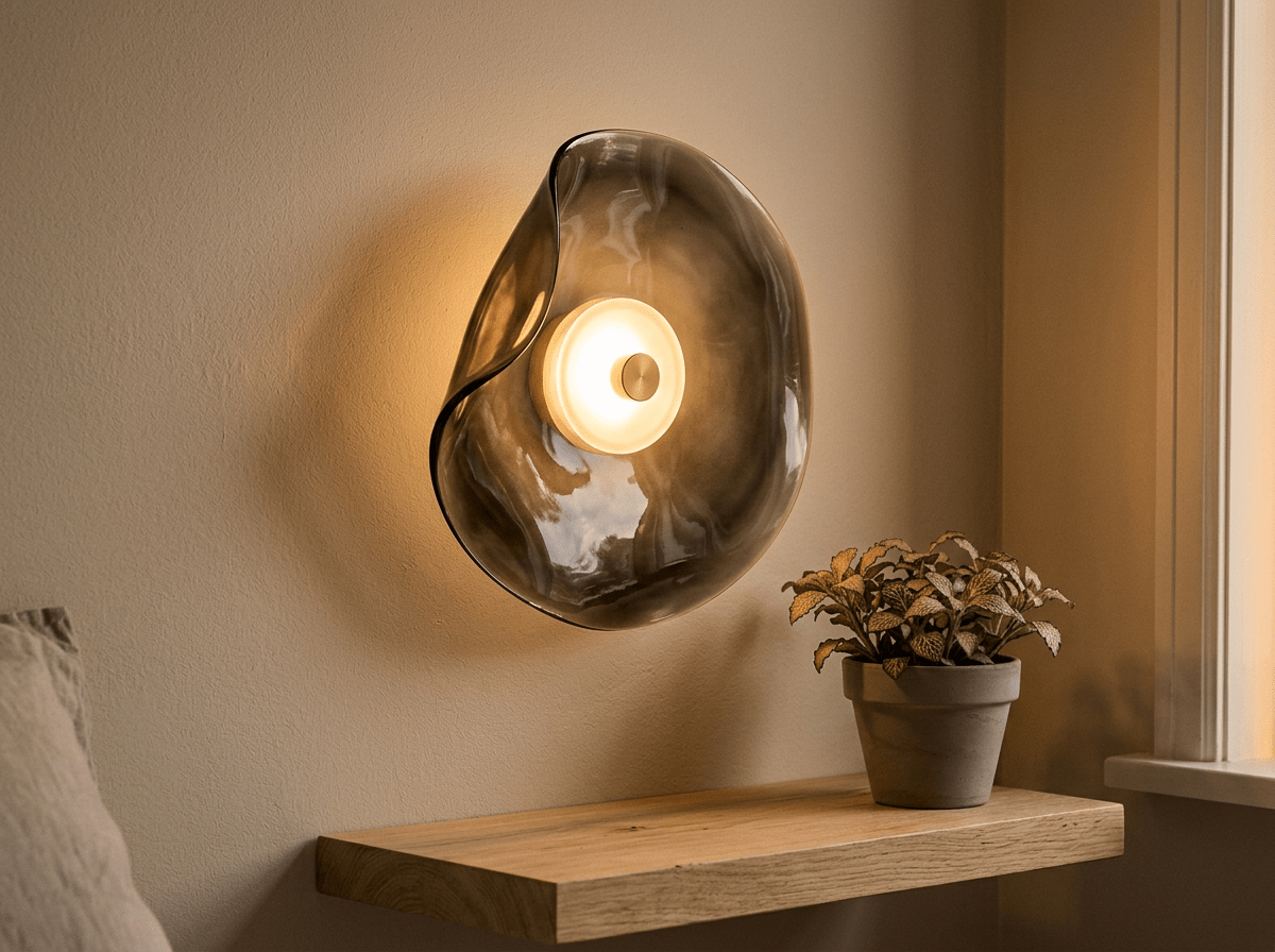 Haven Glass Dome Wall Sconce with Built-in LED - Kolise