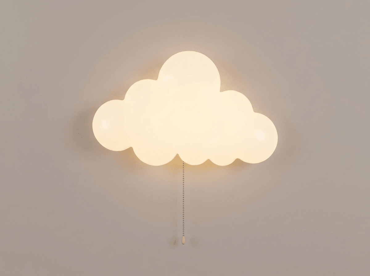 Drift Cloud Nursery Night Light | Battery-Operated Soft-Glow Lamp for Kids' Rooms - Kolise