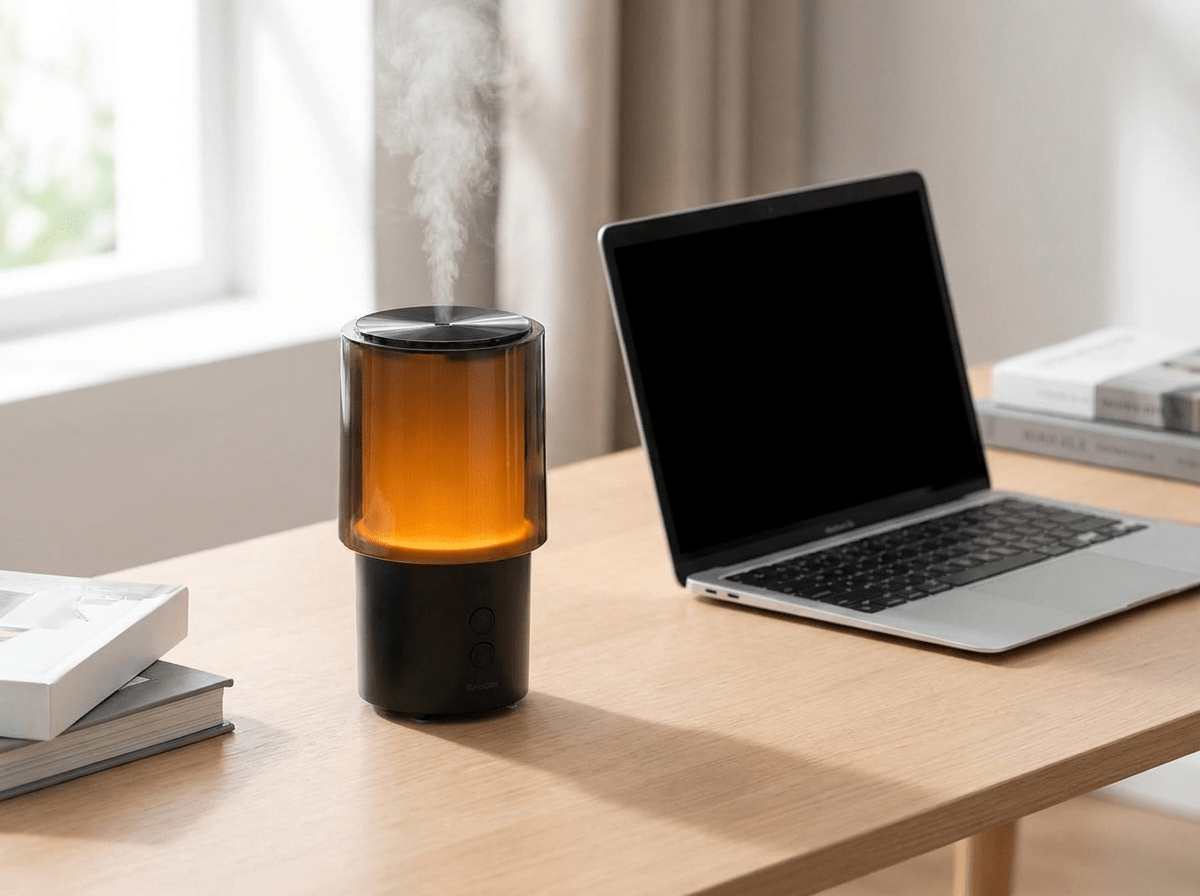 Haven Ultrasonic Aroma Diffuser | Mist Humidifier with Ambient Glow - Kolise