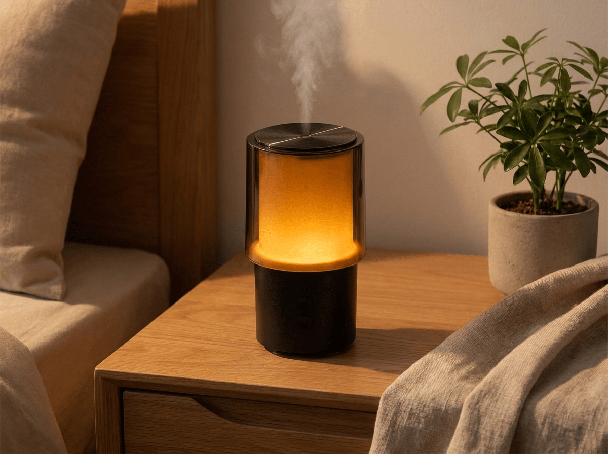 Haven Ultrasonic Aroma Diffuser | Mist Humidifier with Ambient Glow - Kolise