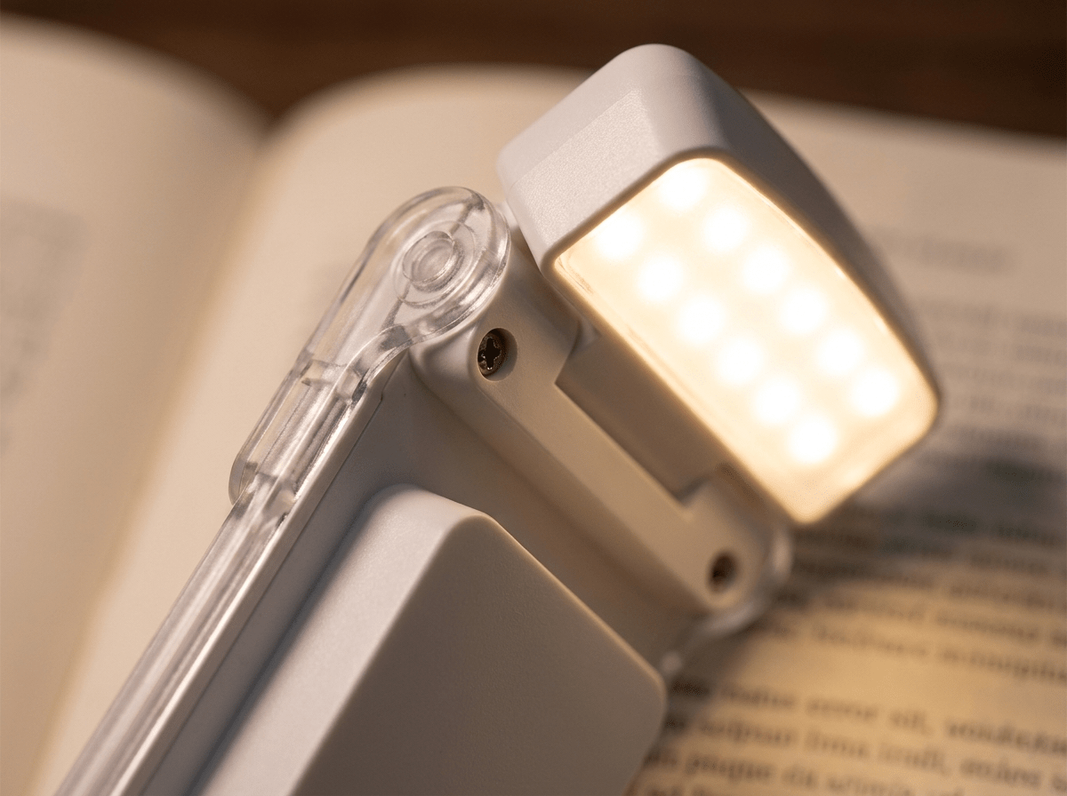 Chapter Clip-On Book Light | Rechargeable Reading Lamp with Auto Timer - Kolise