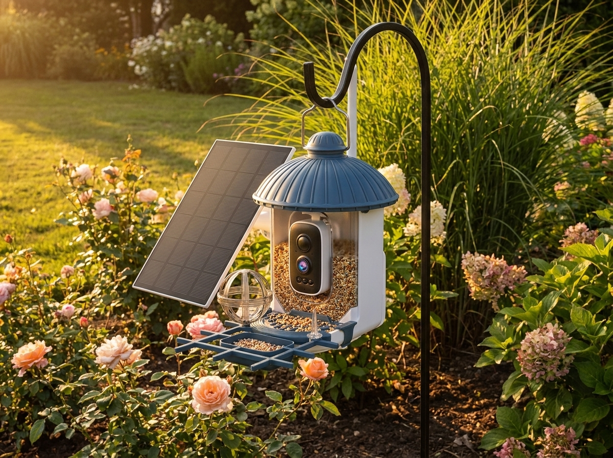 Wildlife Watcher Solar Bird Feeder Camera | HD Wi-Fi & Night Vision - Kolise