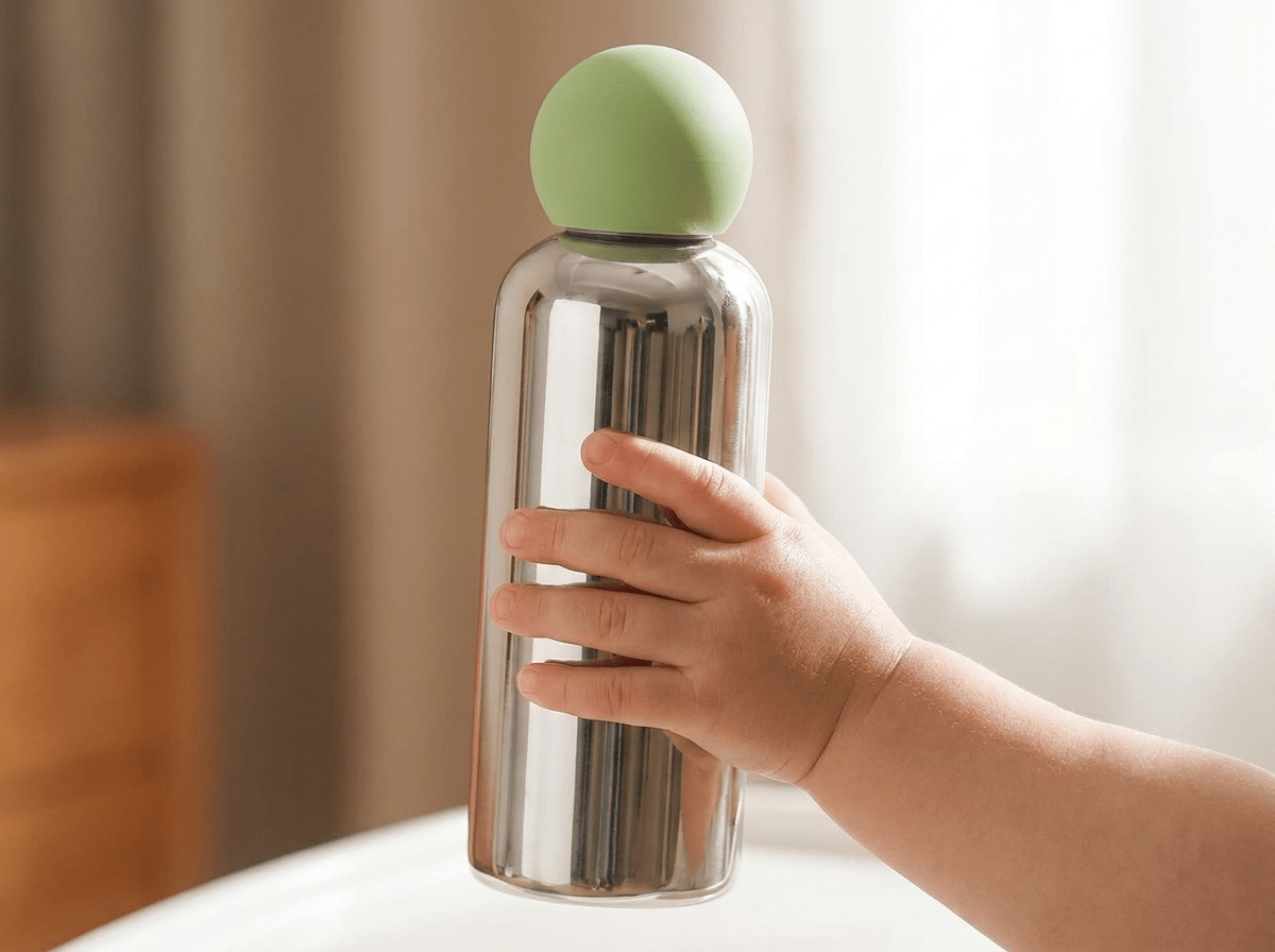 Nipper Double-Wall Steel Thermos Cup for Kids | Insulated Drink Bottle - Kolise