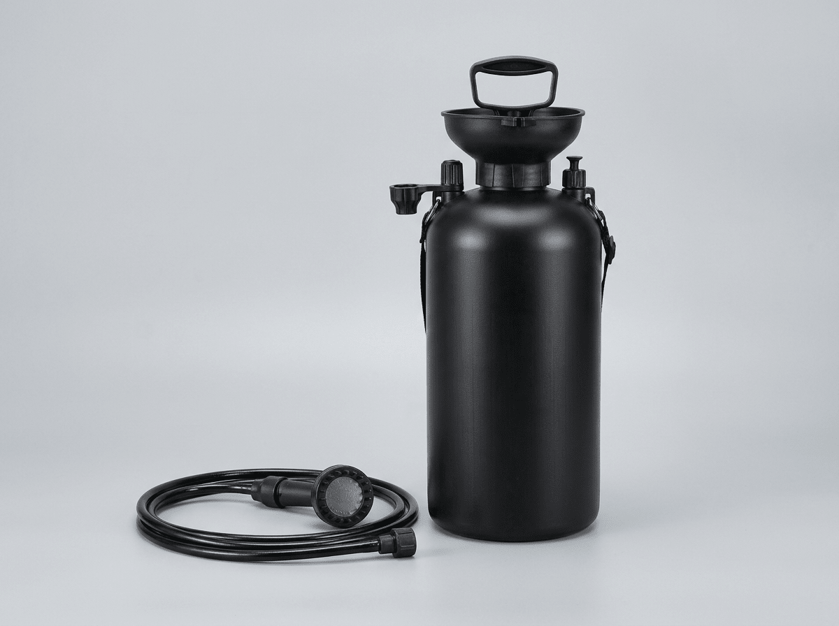Outdoor Shower Kit | Portable Pressurized Shower with 8L Capacity | Ideal for Camping, Pets, and Beach Cleaning - Kolise
