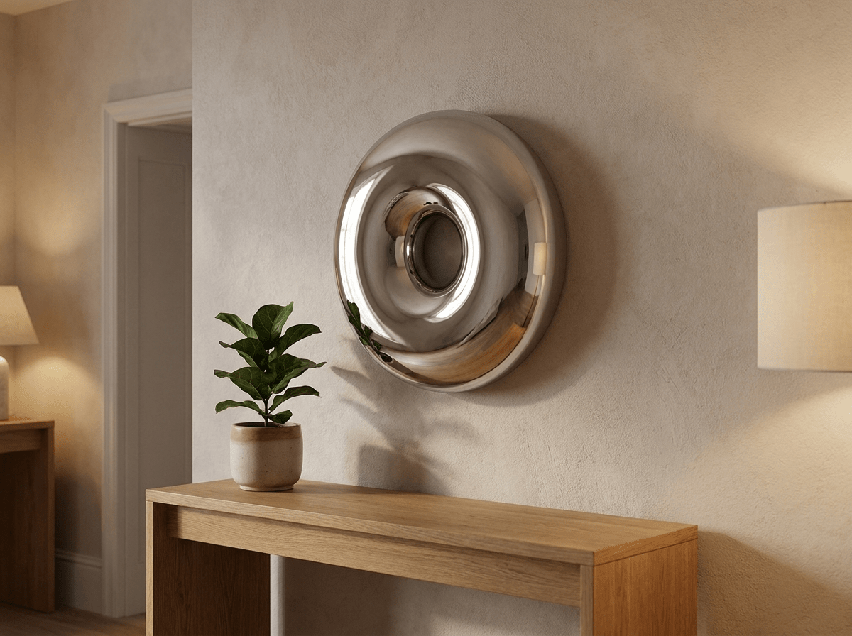 Modern Stainless Steel | Wall Art Decor with Unique Design | Stylish Metal Wall Decor for Contemporary Interiors - Kolise